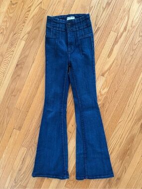 We The Free Jayde Flare Jeans Night Sky High-Waist Flare Jeans